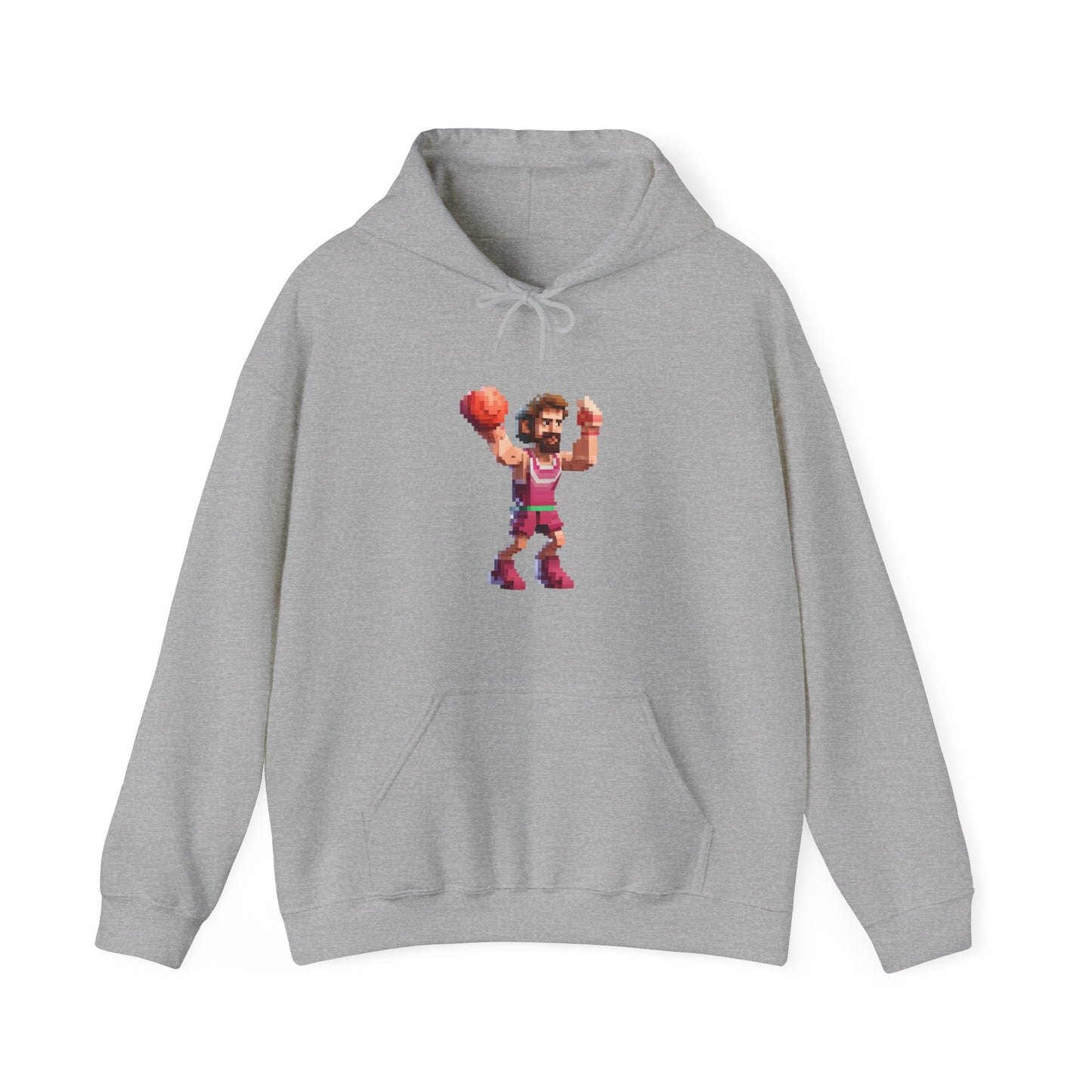 basketball 8-bit video game hoodie 301