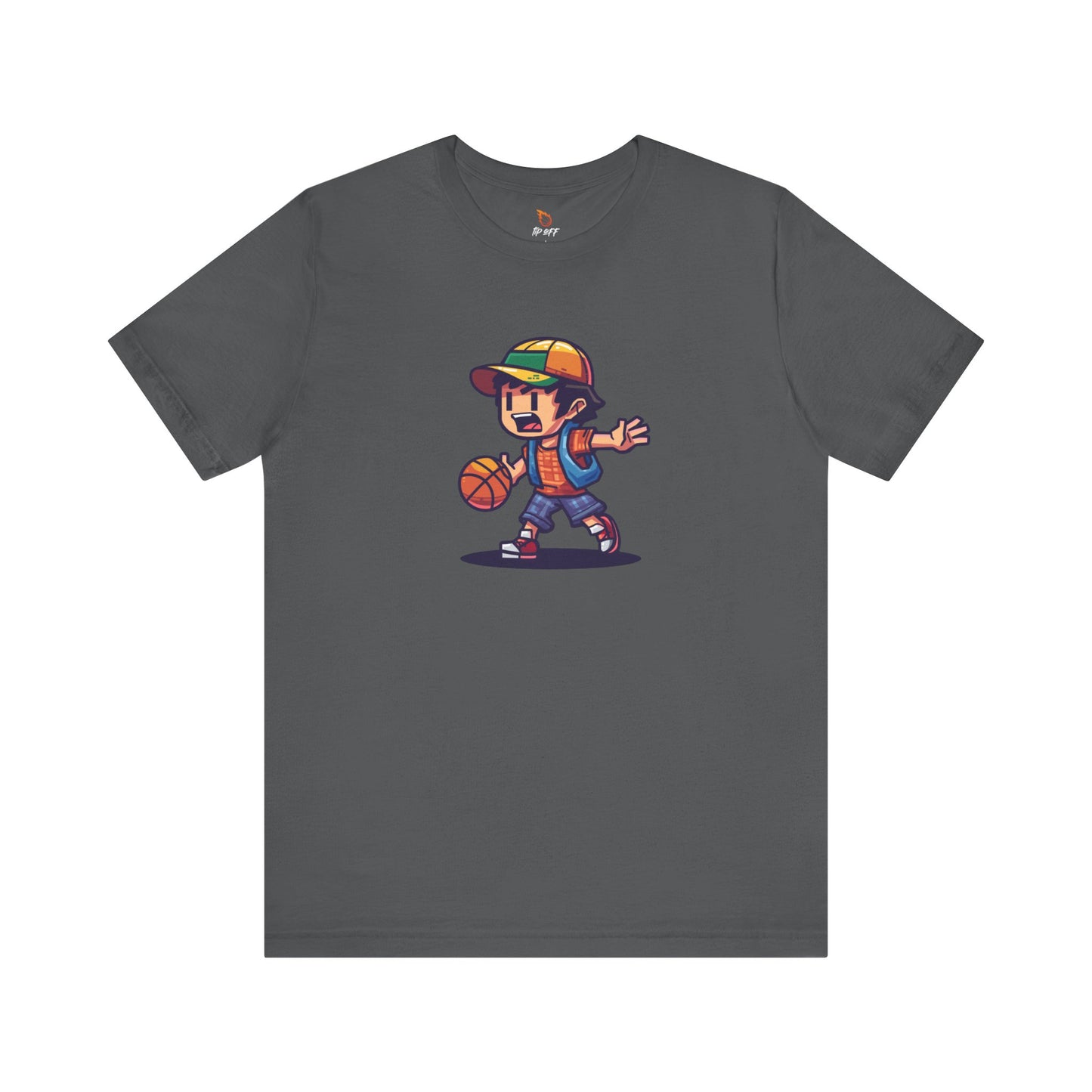 basketball 8-bit video game tee 401