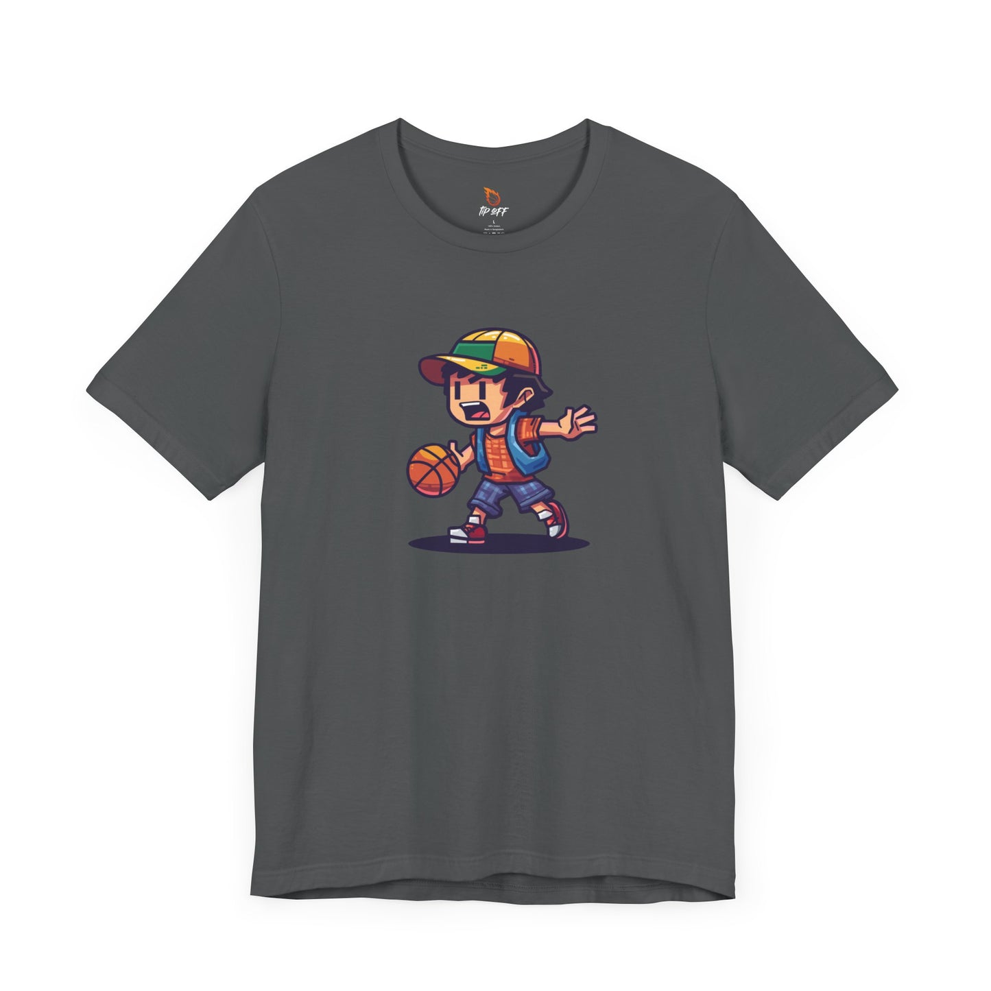 basketball 8-bit video game tee 401