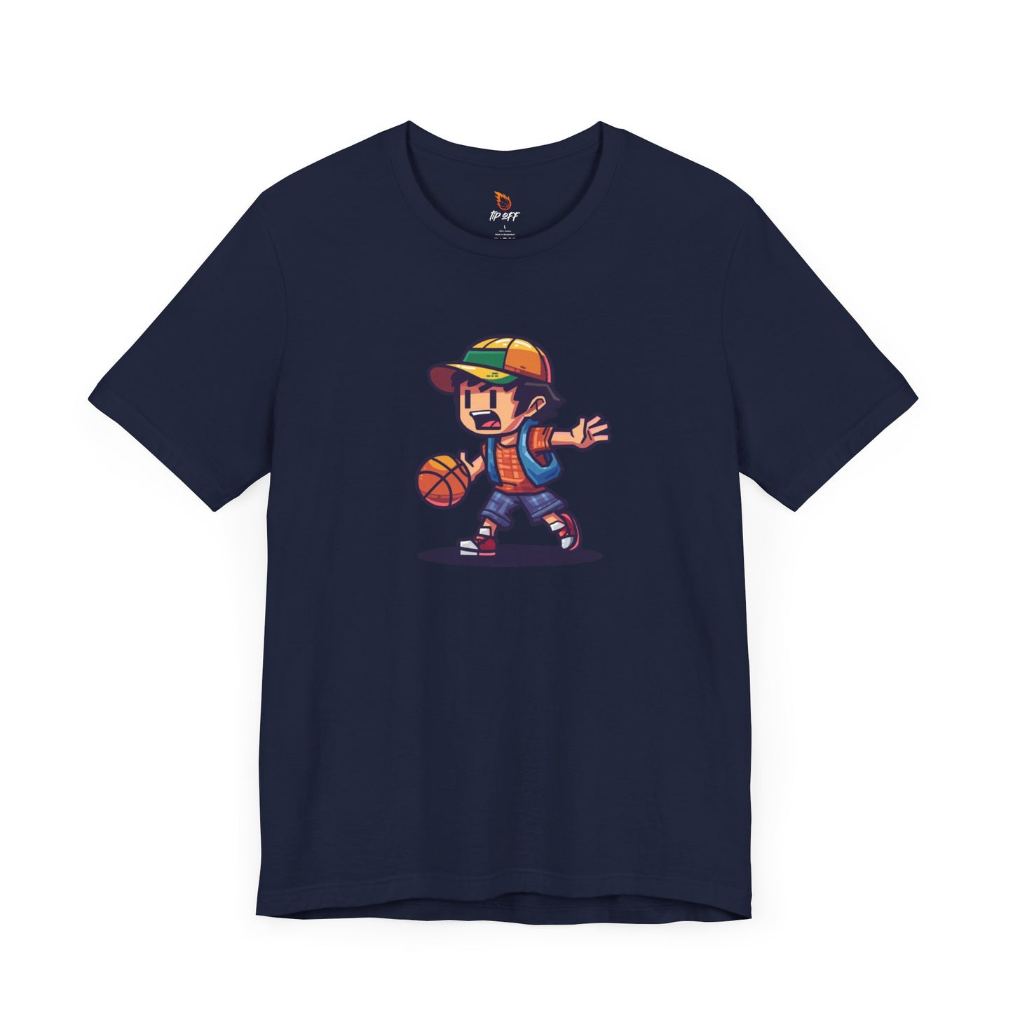 basketball 8-bit video game tee 401