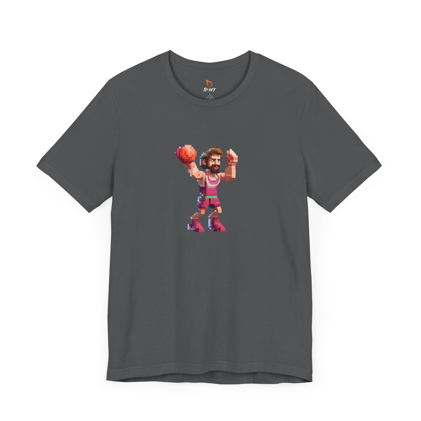 basketball 8-bit video game tee 301