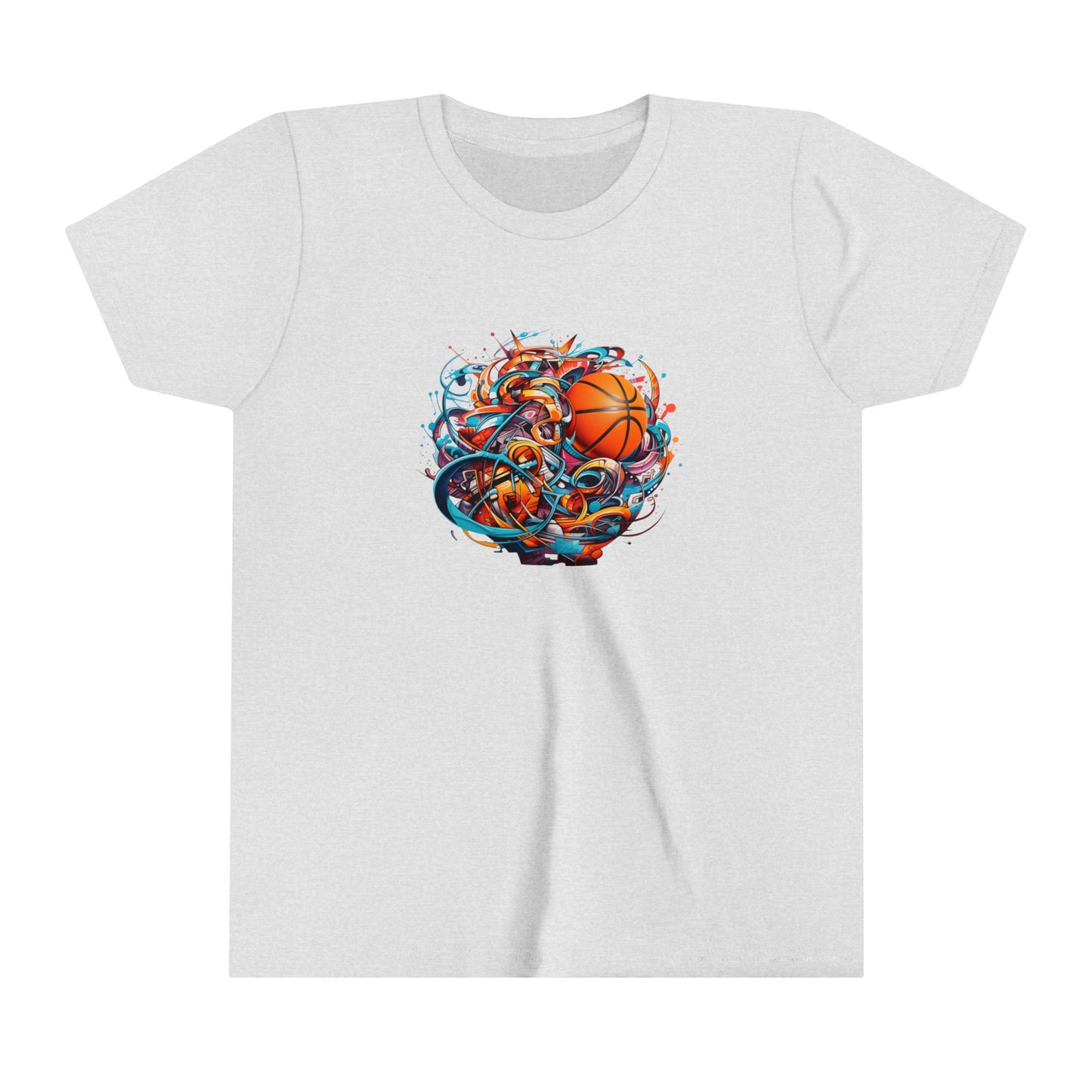 basketball youth comic book tee