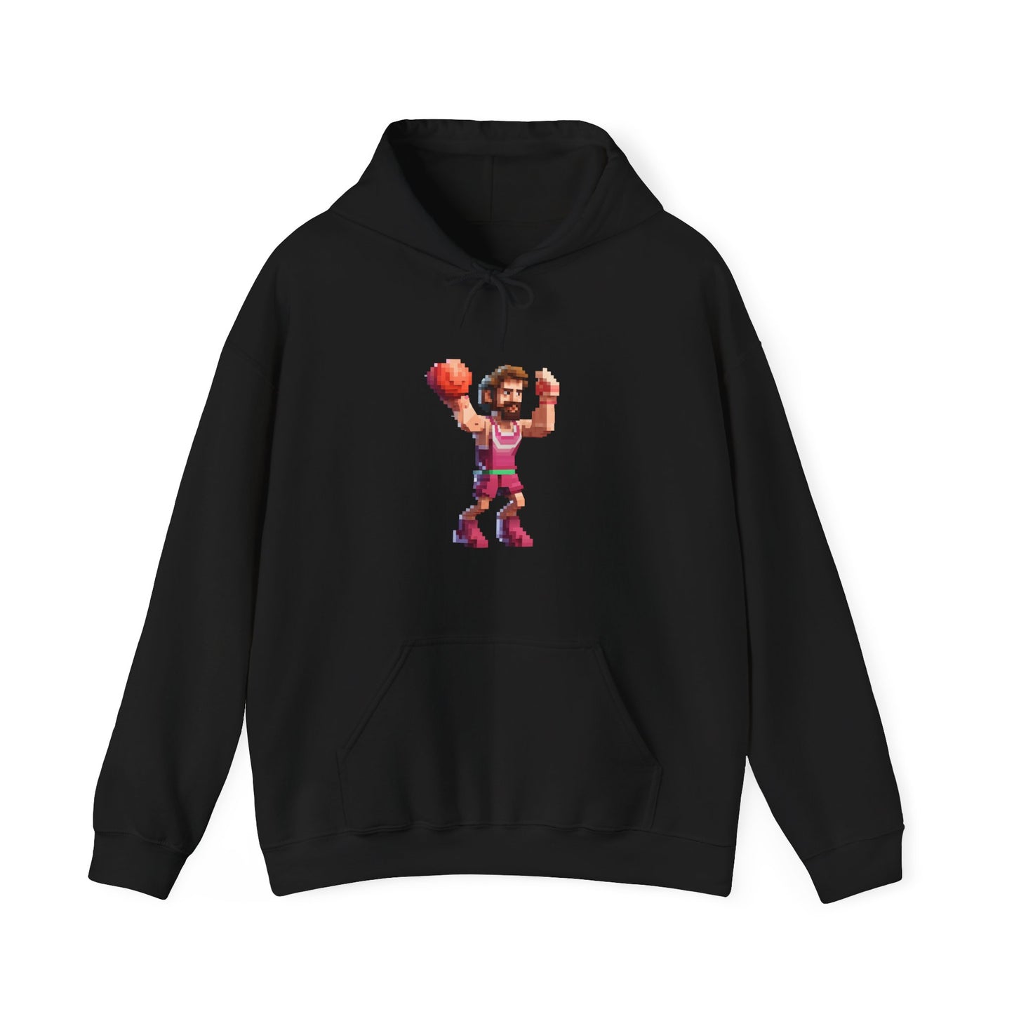 basketball 8-bit video game hoodie 301