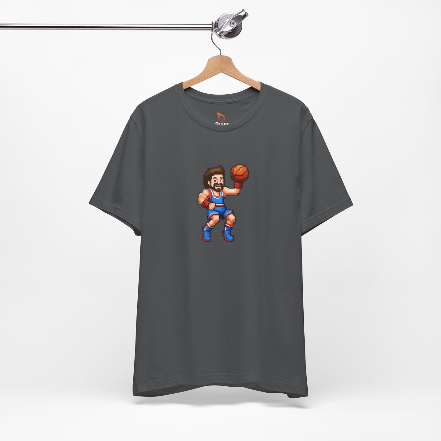 basketball 8-bit video game tee 201