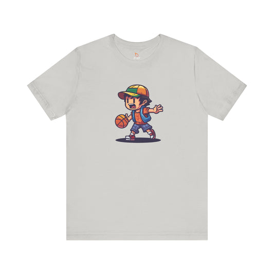 basketball 8-bit video game tee 401