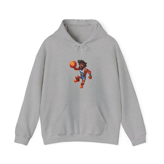 basketball 8-bit video game hoodie 101