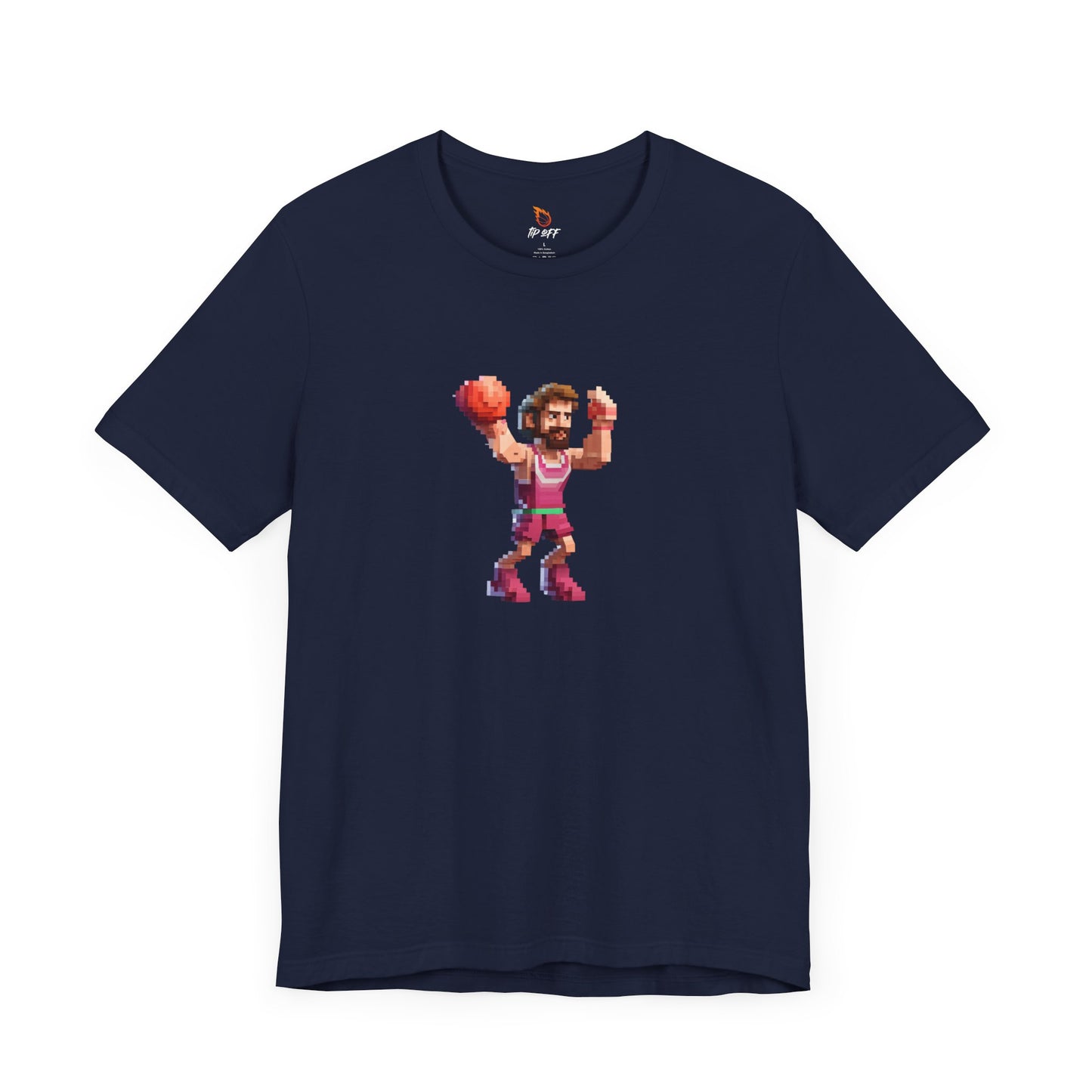 basketball 8-bit video game tee 301