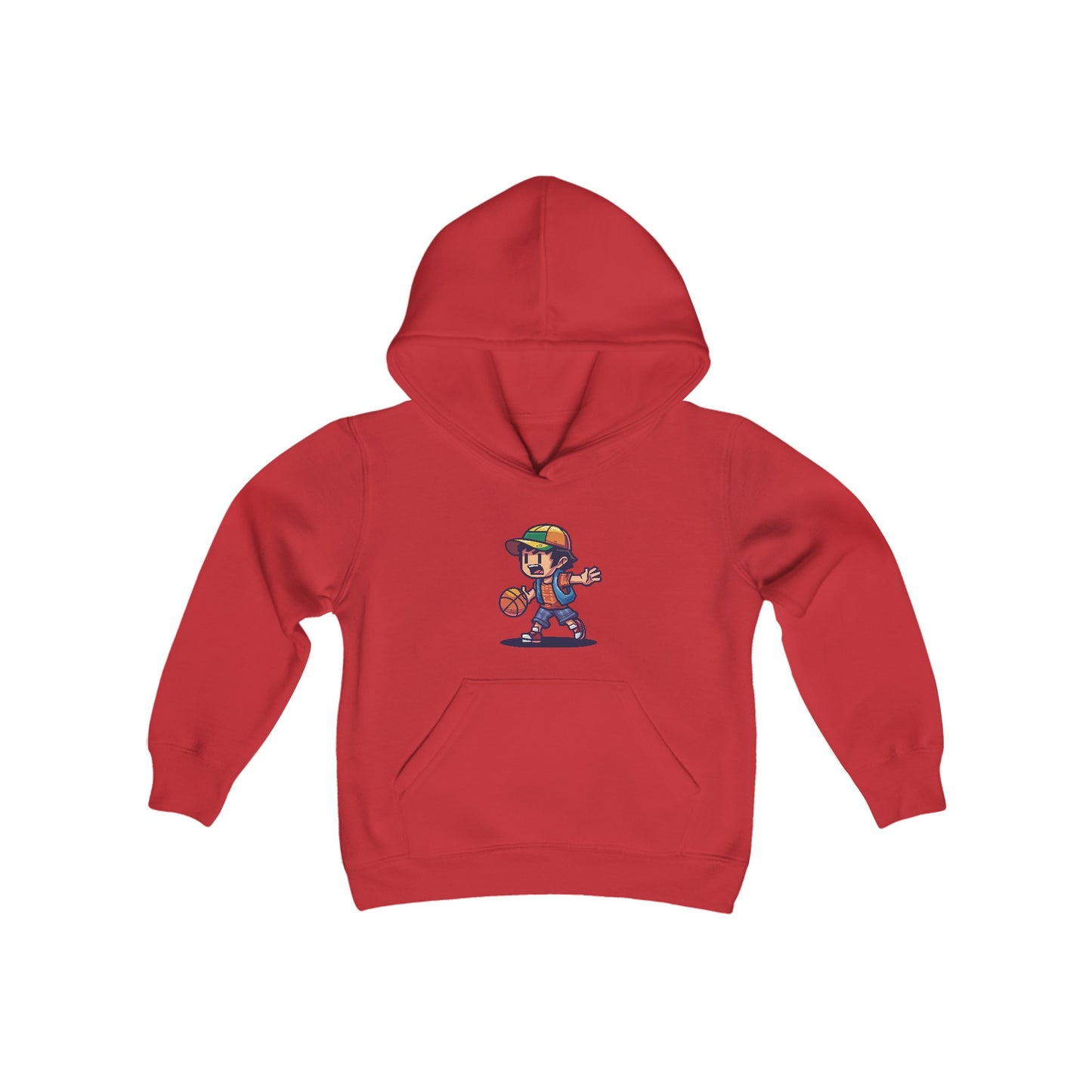 basketball youth 8-bit video game hoodie 401