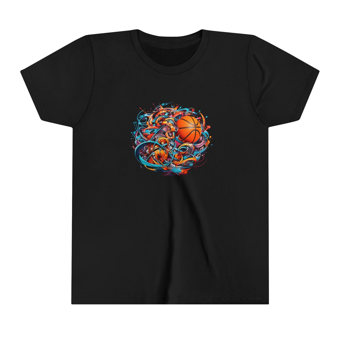 basketball youth comic book tee