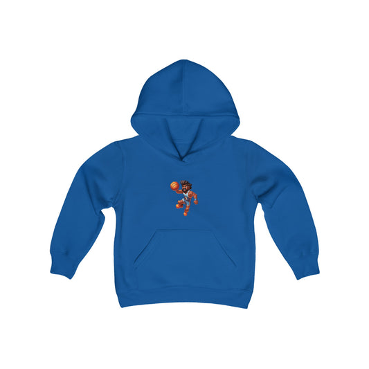 basketball youth 8-bit video game hoodie 101