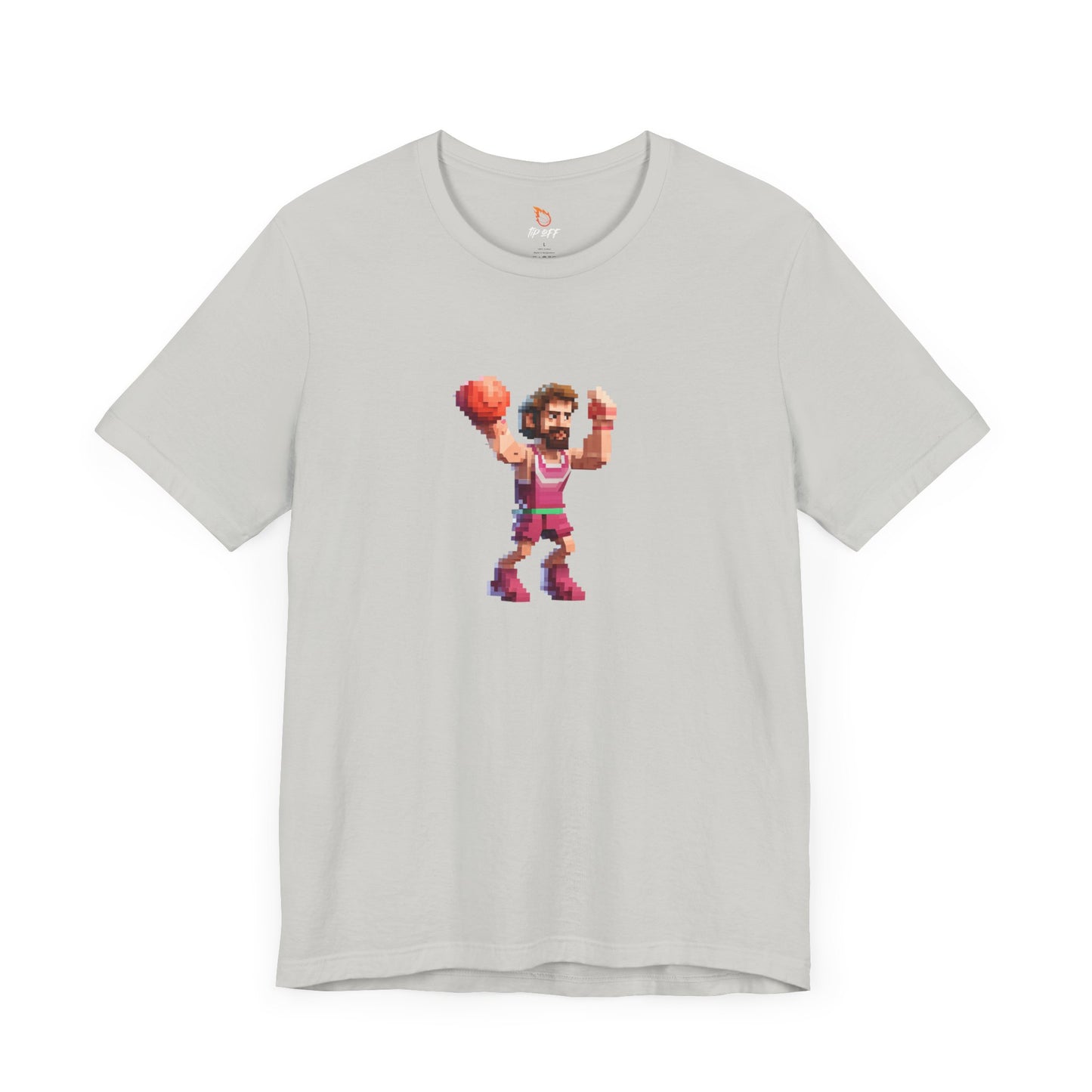 basketball 8-bit video game tee 301