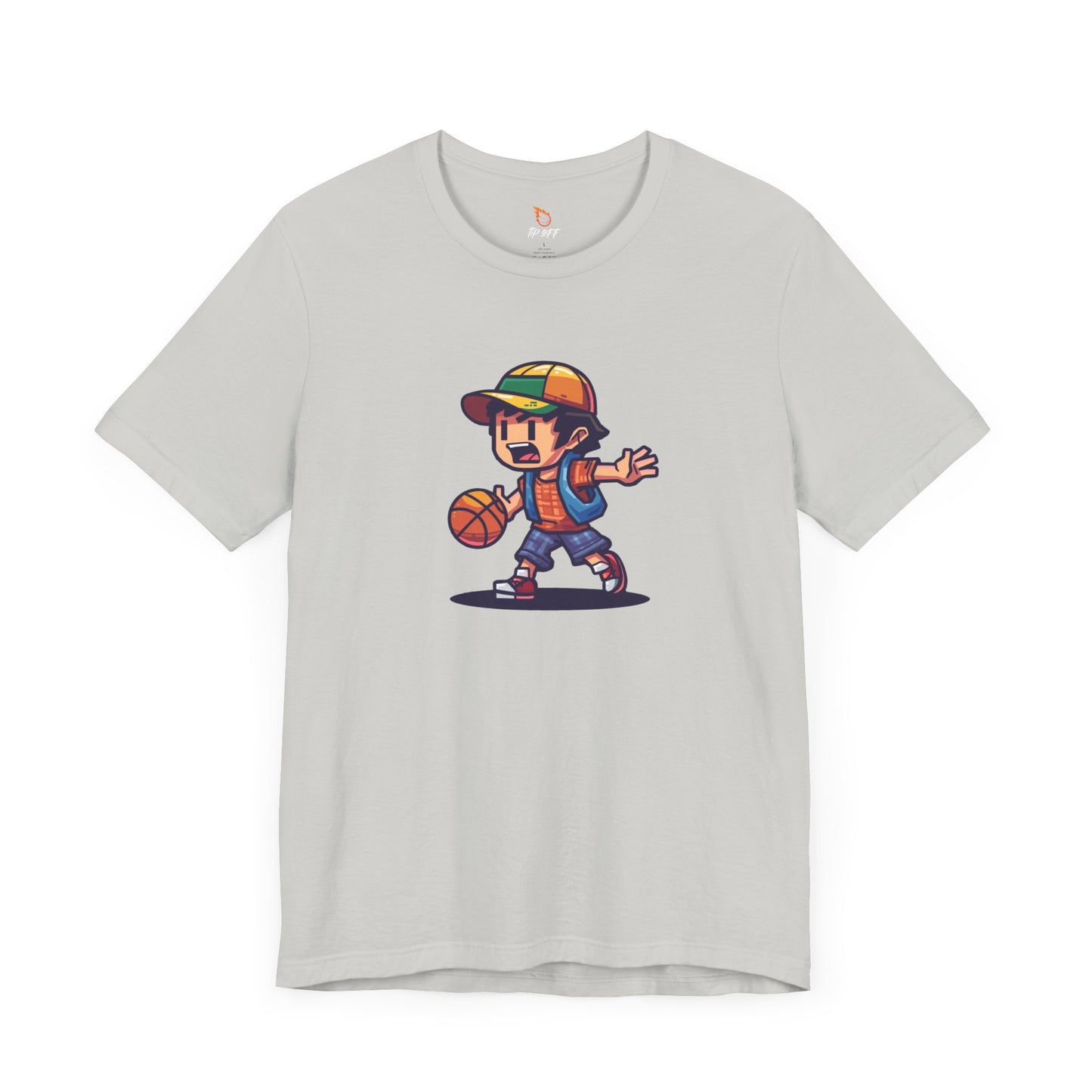 basketball 8-bit video game tee 401