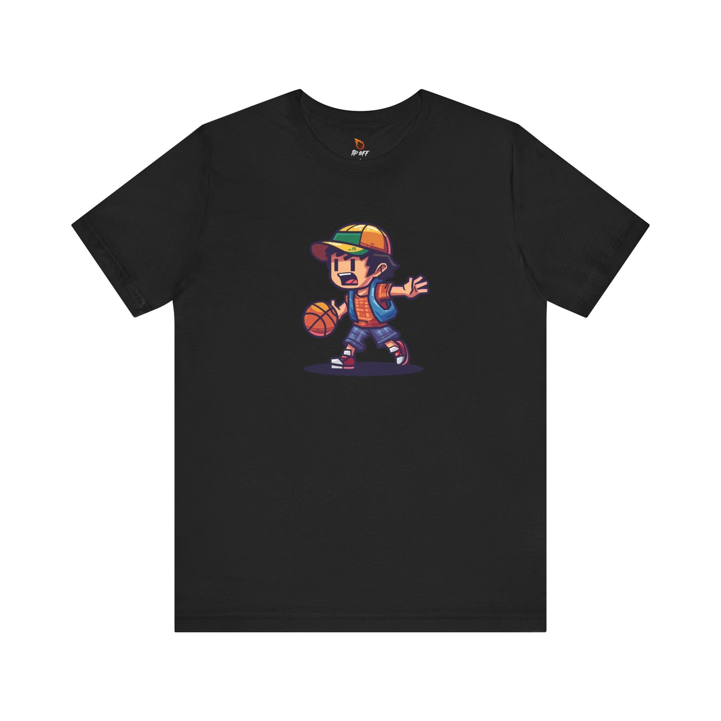 basketball 8-bit video game tee 401