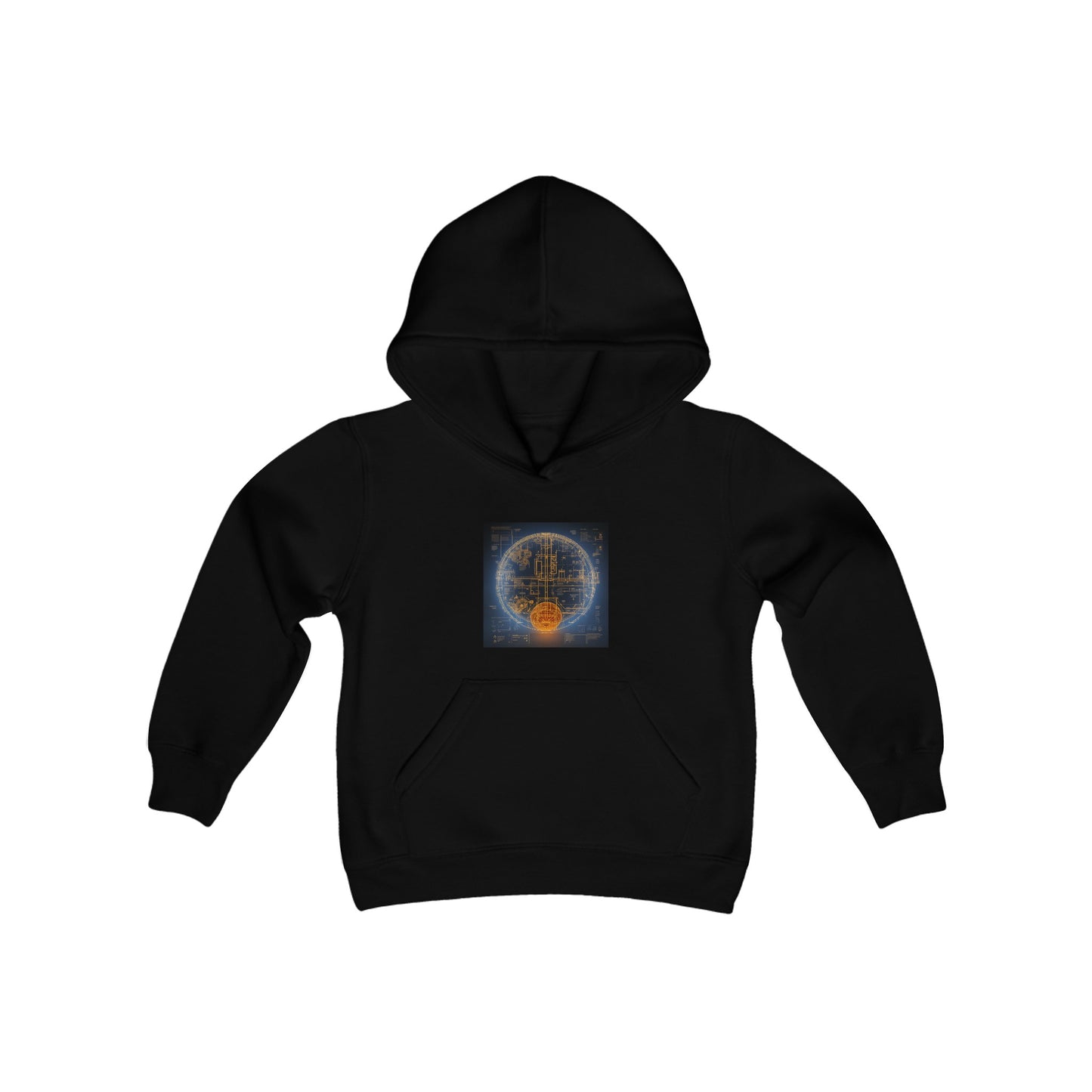 basketball youth schematic hoodie 101