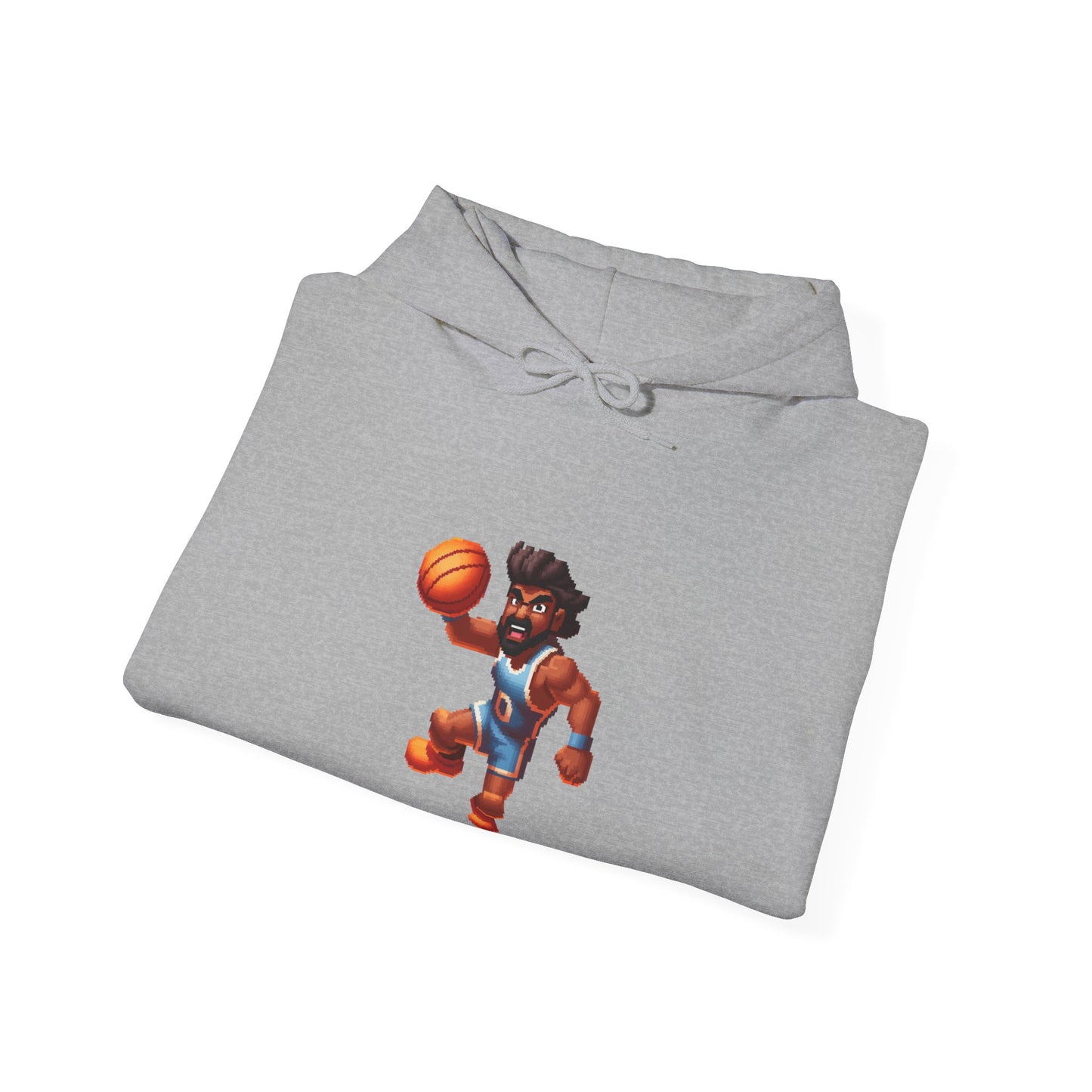 basketball 8-bit video game hoodie 101